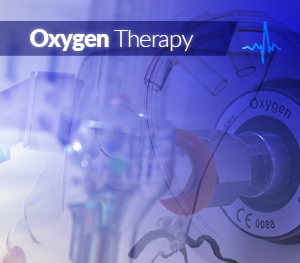 A graphic showing the Oxygen Therapy resources marketing advert