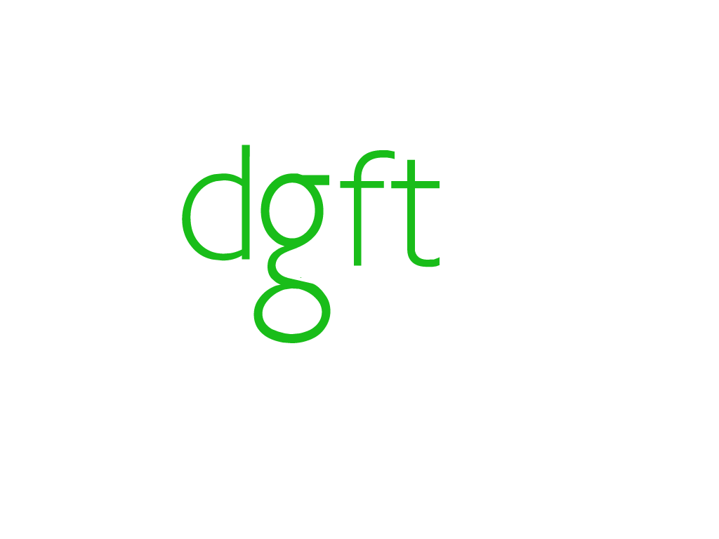 DGFT Connect logo white
